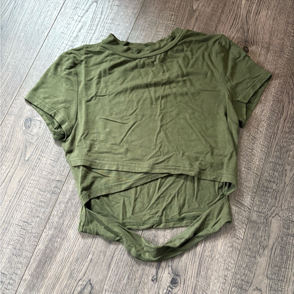 Olive Green Women's Top